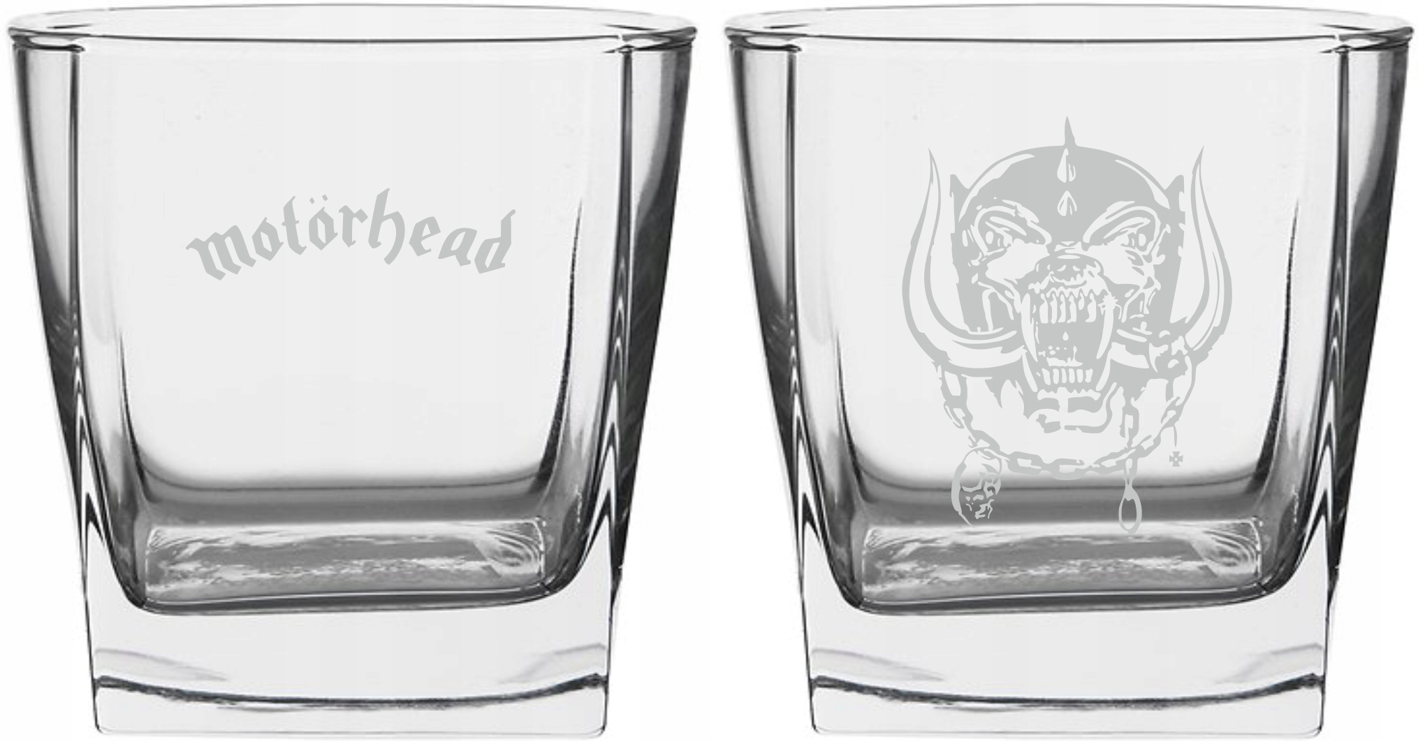 Zestaw 2 szklanek do Whisky, grawer MOTORHEAD