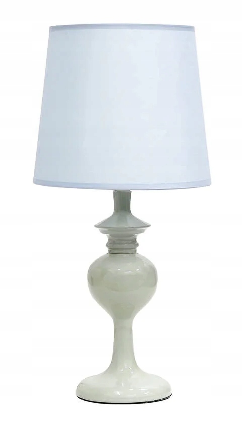 Stolní lampa Berkane Candellux bílá kov/textil E14, 40W Candellux
