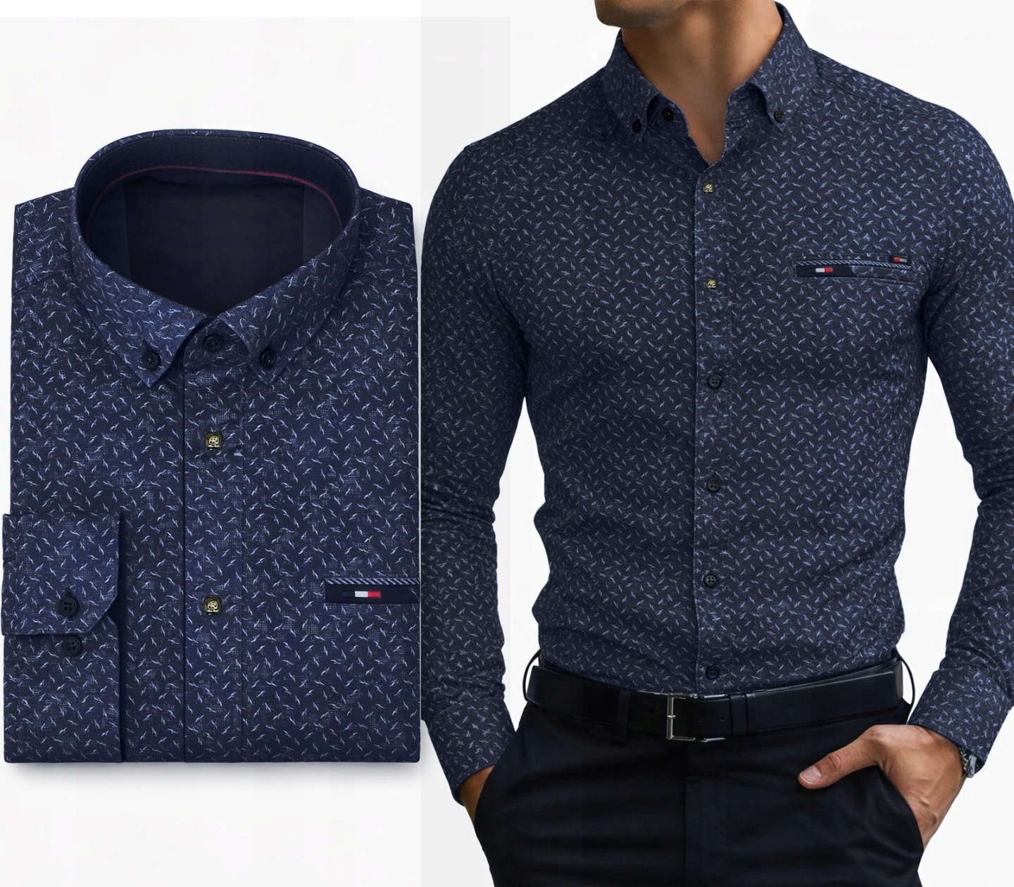 Pánská košile k elegantním kalhotám Comfort Slim