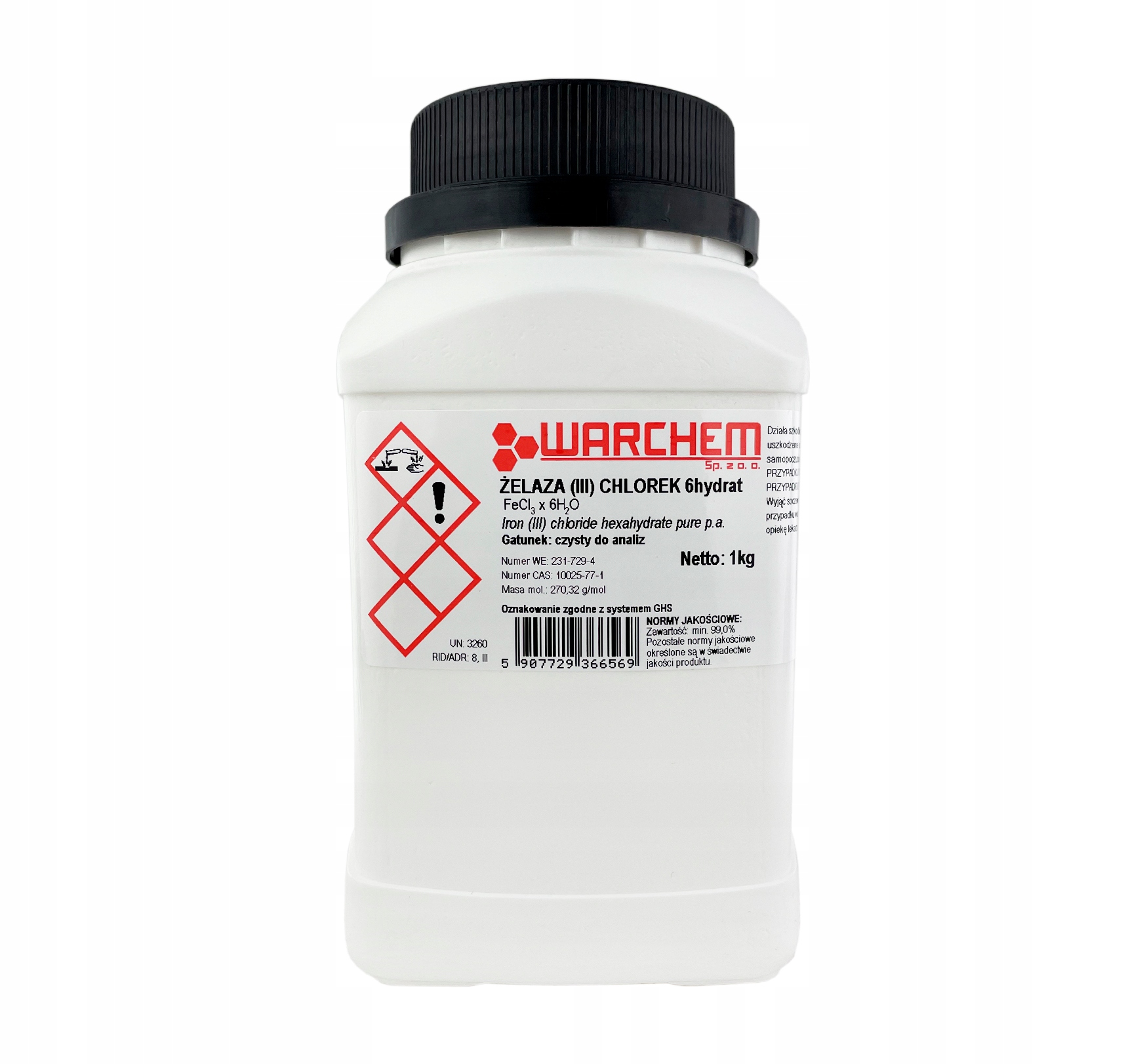 Chlorek Żelaza (III) 6hydrat Czda 1kg
