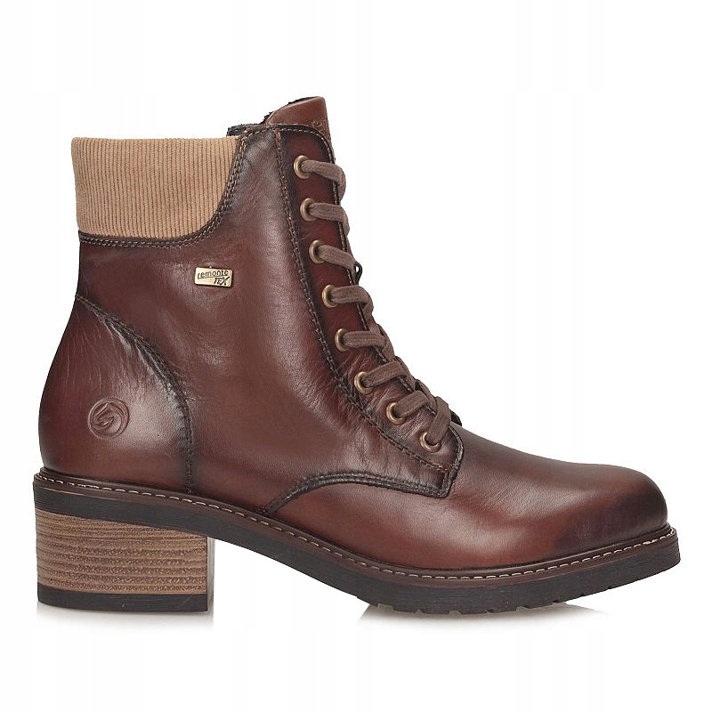 Stylové dámské kotníkové boty s kostkou Remonte D1A70-24