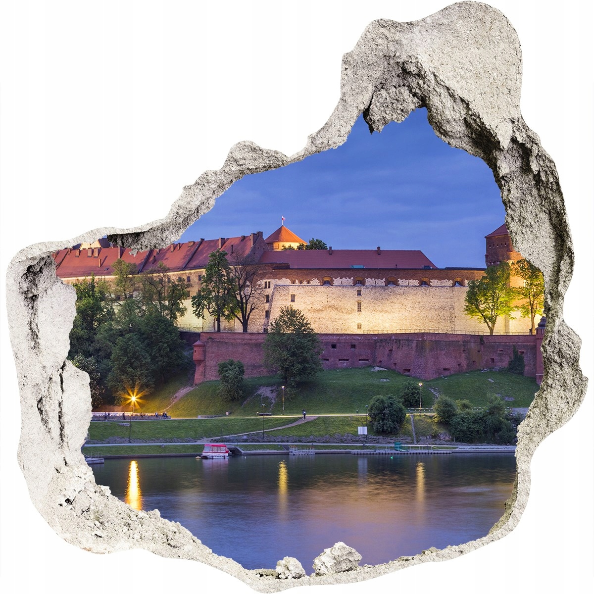 

Fototapeta dziura ścienna 3d Kraków Polska 125x125