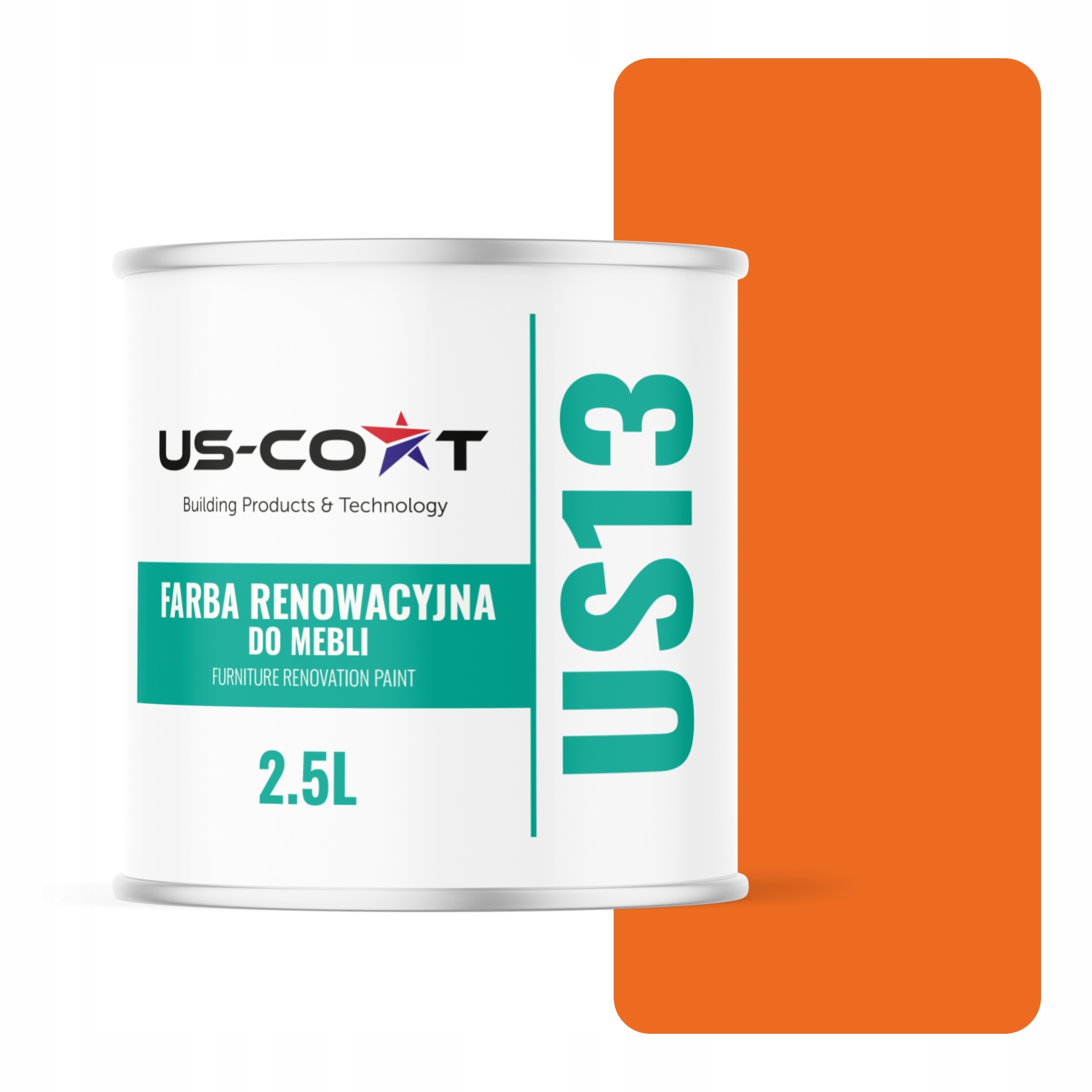 Farba Na Kuchynský Nábytok Predná Časť Červená Oranžová Ral 2008 Lesk 2,5 L