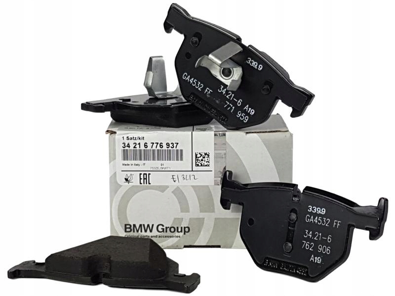 34216776937 - ОРИГИНАЛЬНЫЕ ТОРМОЗНЫЕ КОЛОДКИ. BMW X5 E70 07-13 задний