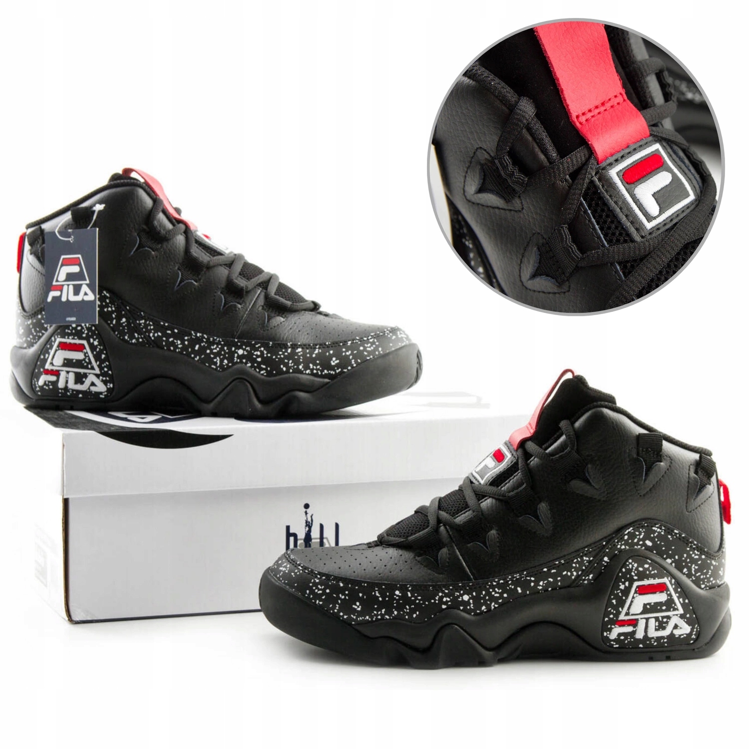 Pánské basketbalové tenisky Fila Grant Hill 1, nad kotník černé vel. 40