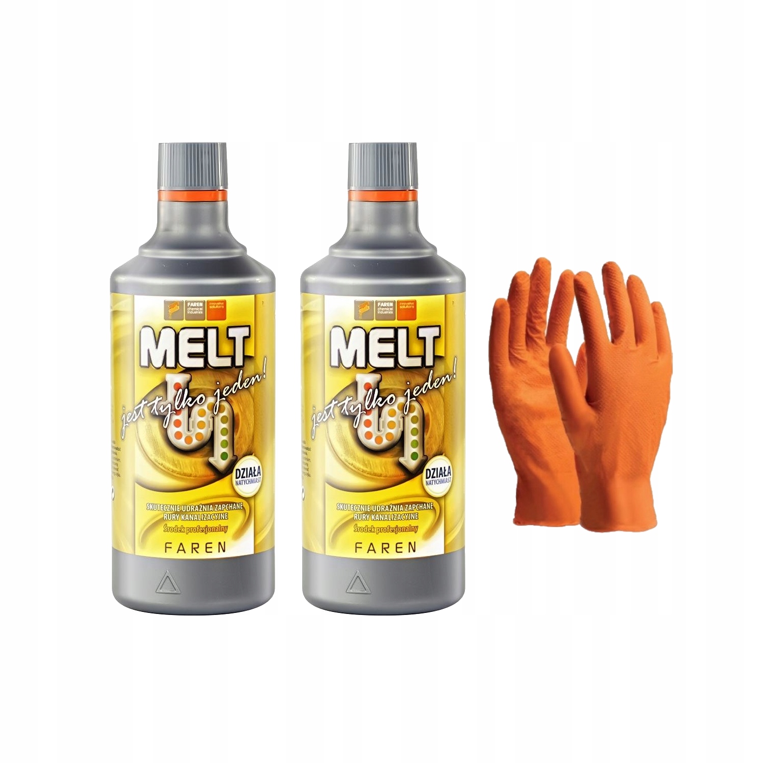 Levně Prostředek na čištění trubek 1500 ml odstraňuje mastnotu vlasů Melt dárek