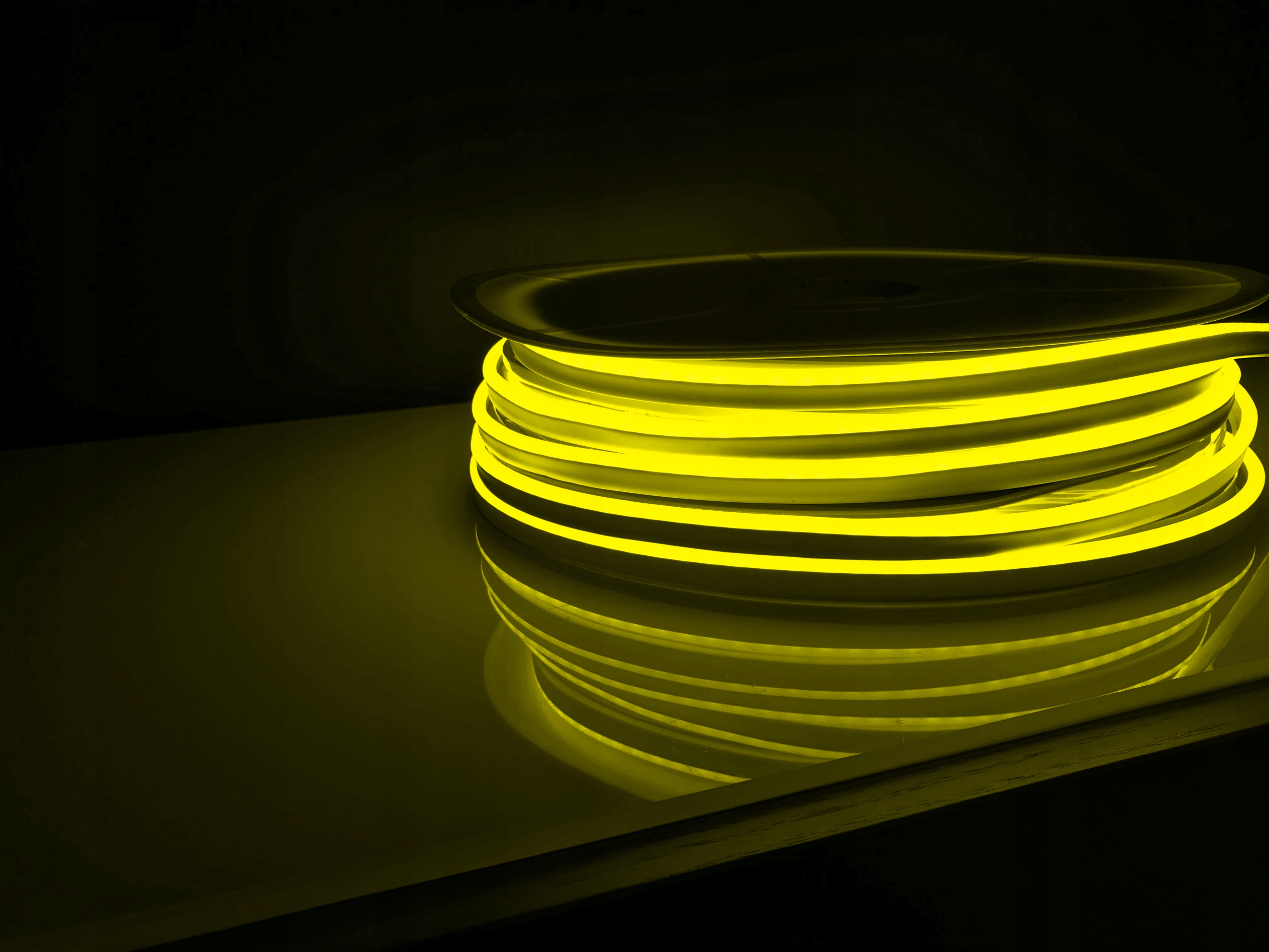 NEON LED FLEX 12V Taśma LED ŻÓŁTY IP67 Marka JPC