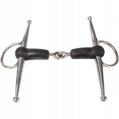 Wędzidło gumowe łamane z wąsami HORKA 13,5cm