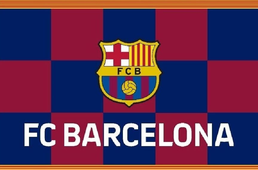 Flaga Fc BARCELONA150 X 100 Oficjalna Flaga Barca 678
