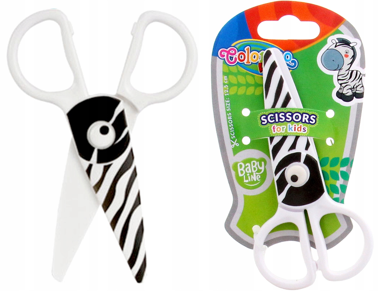 Nożyczki bezpieczne Colorino 12,5 cm Długość 12.5 cm