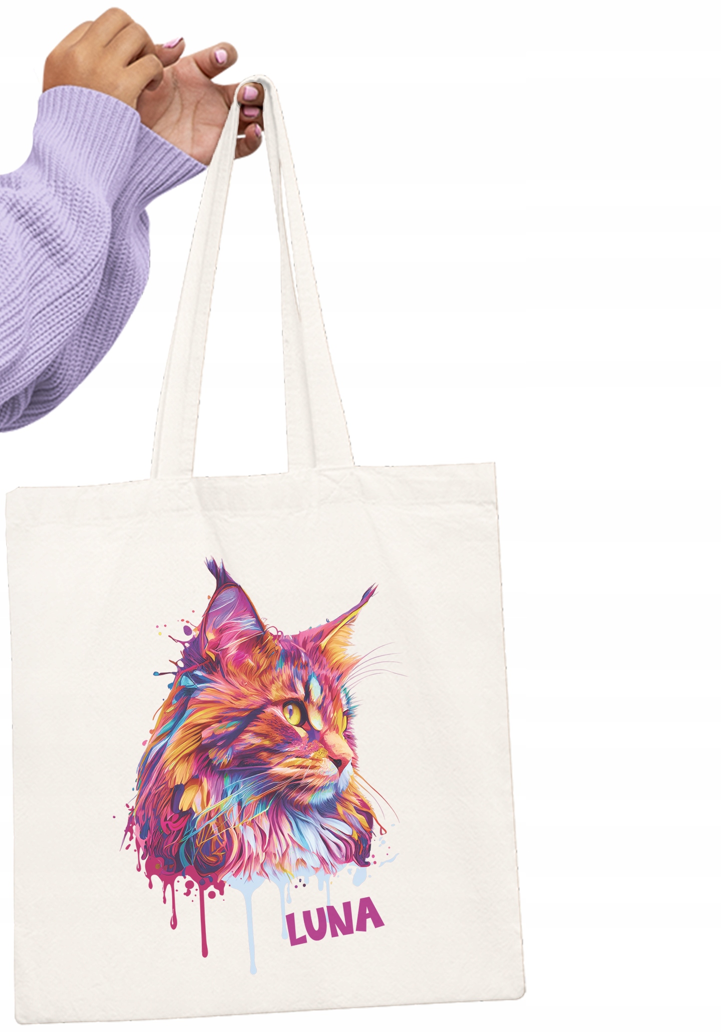 TORBA MAINE COON KOT PREZENT PERSONALIZACJA IMIE Marka inna