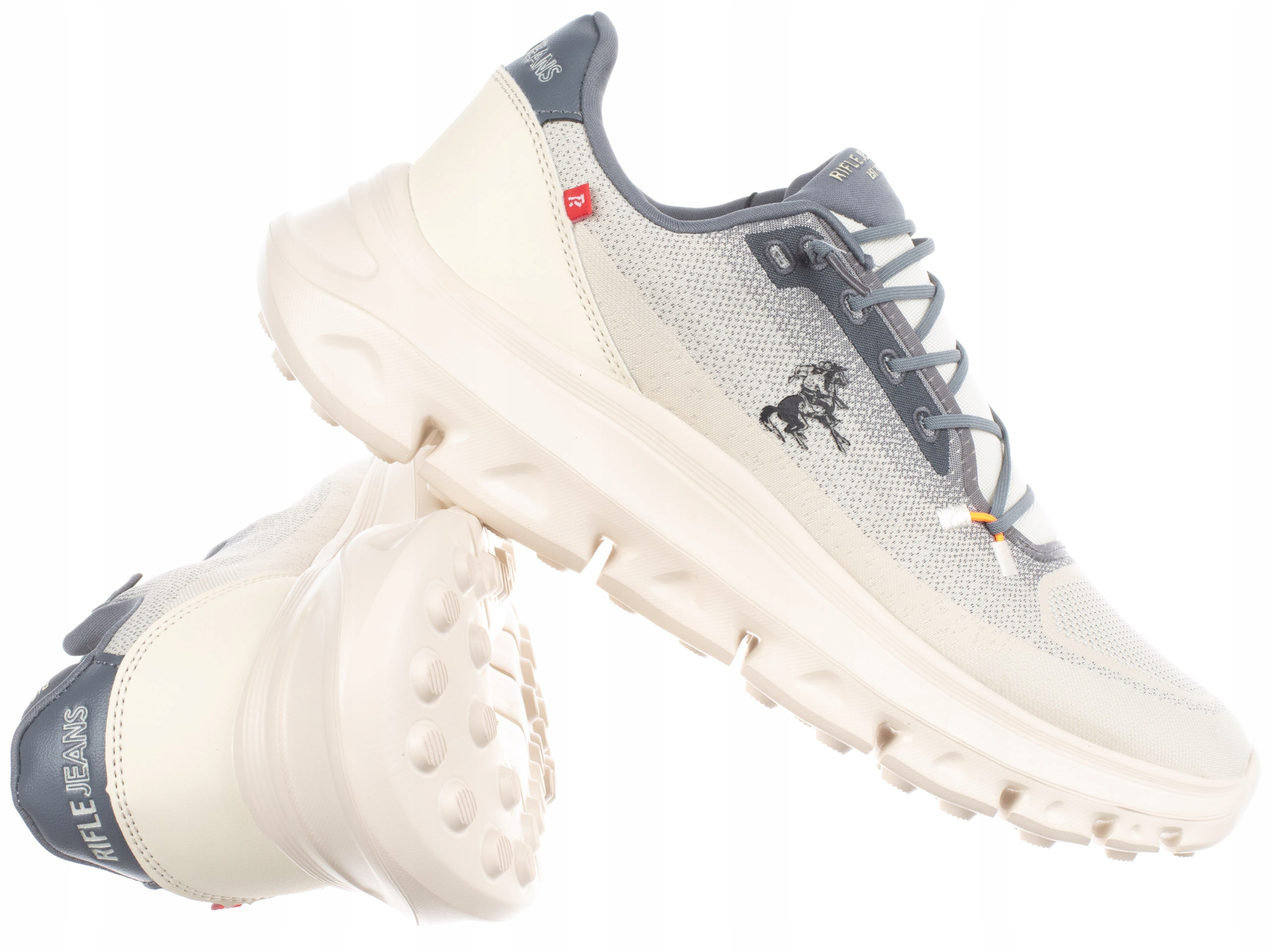 Rifle Jeans Pánské sportovní tenisky pohodlné, módní, krémové, nízké