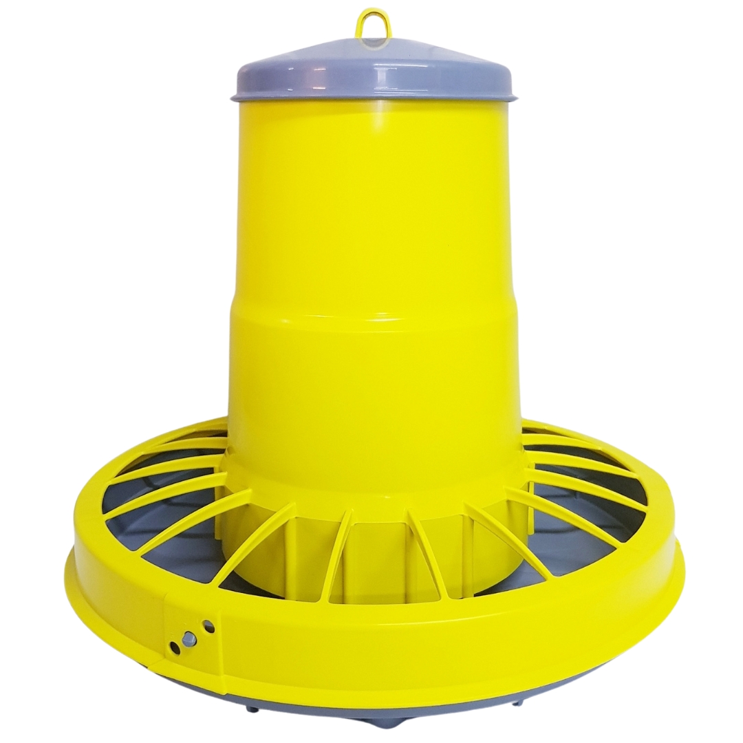 Karmidło 12L dla drobiu zasypowe, Karmnik dla kur