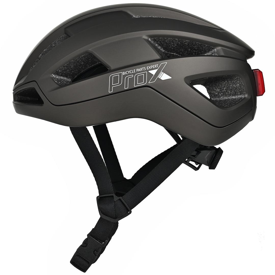 Kask rowerowy Prox Magneto Led M/L 55–58cm antracyt
