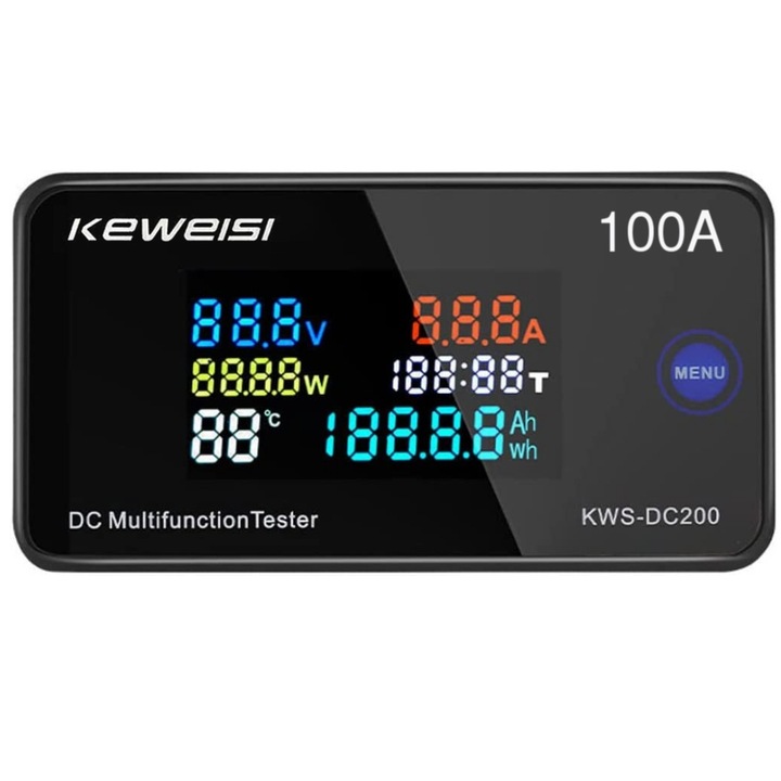 Amperometr Benetech cyfrowy KWS-DC200-100A