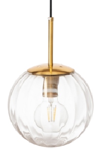 Lampa wisząca szklana Pandora przezroczysta