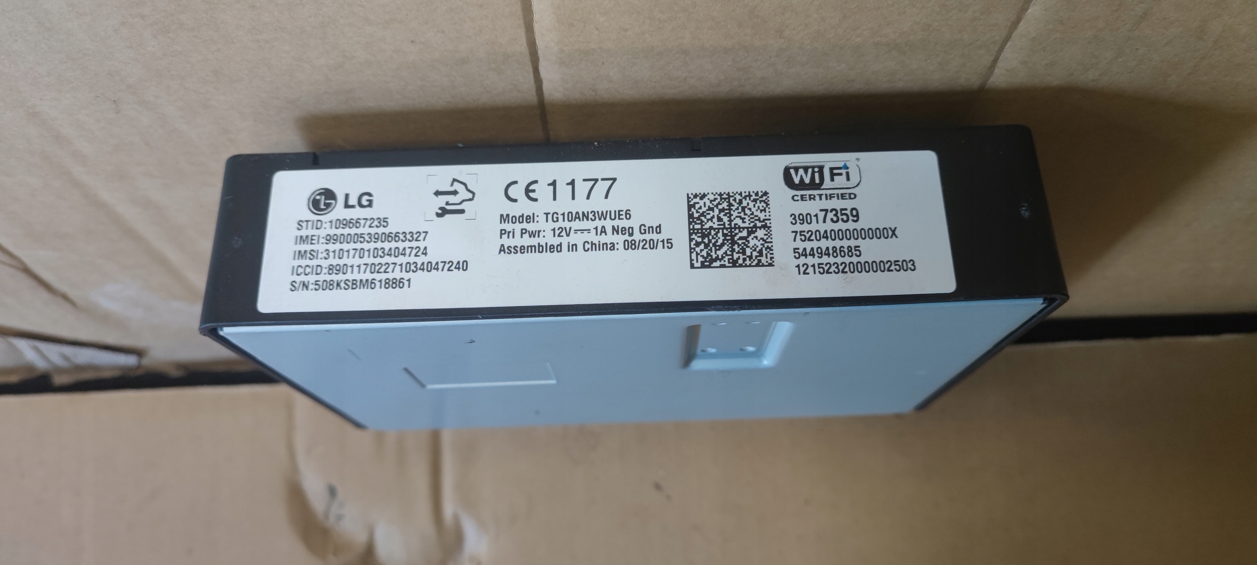 OPEL ASTRA V K module control unit WIFI
