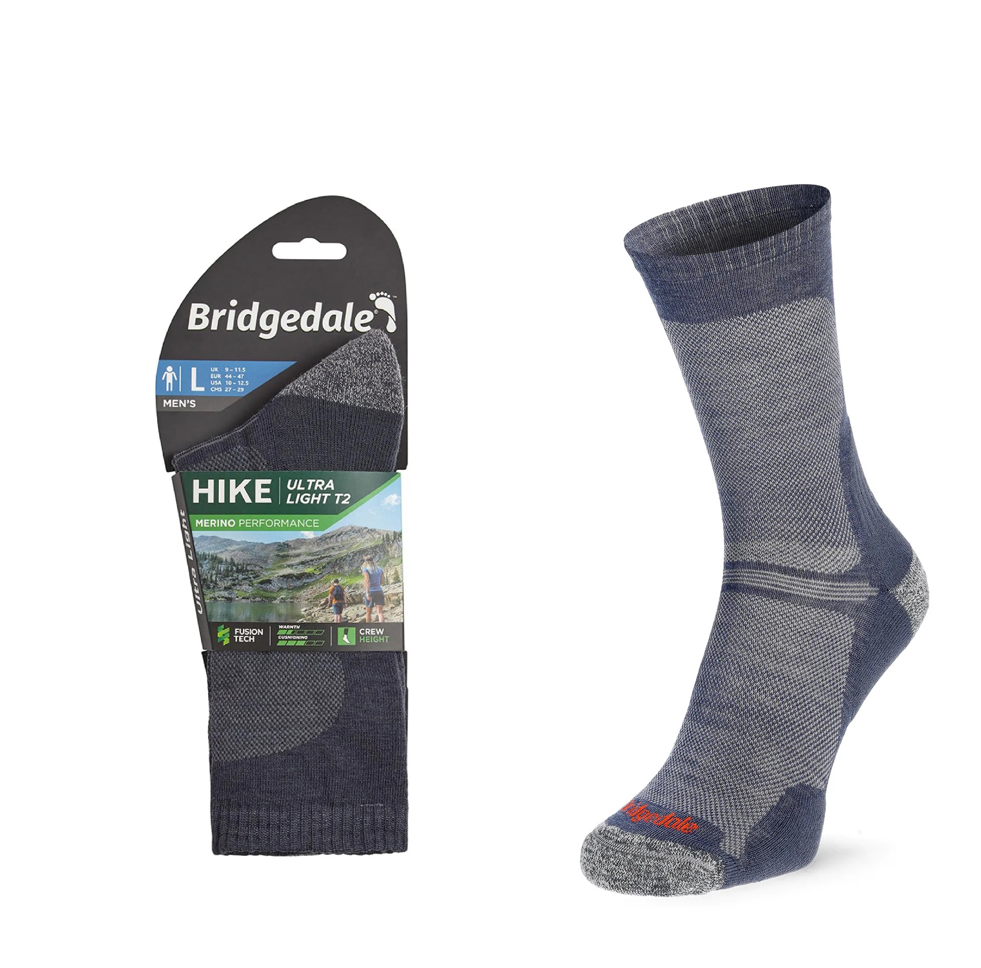Skarpety Bridgedale Hike Ul End Bo Ori navy L