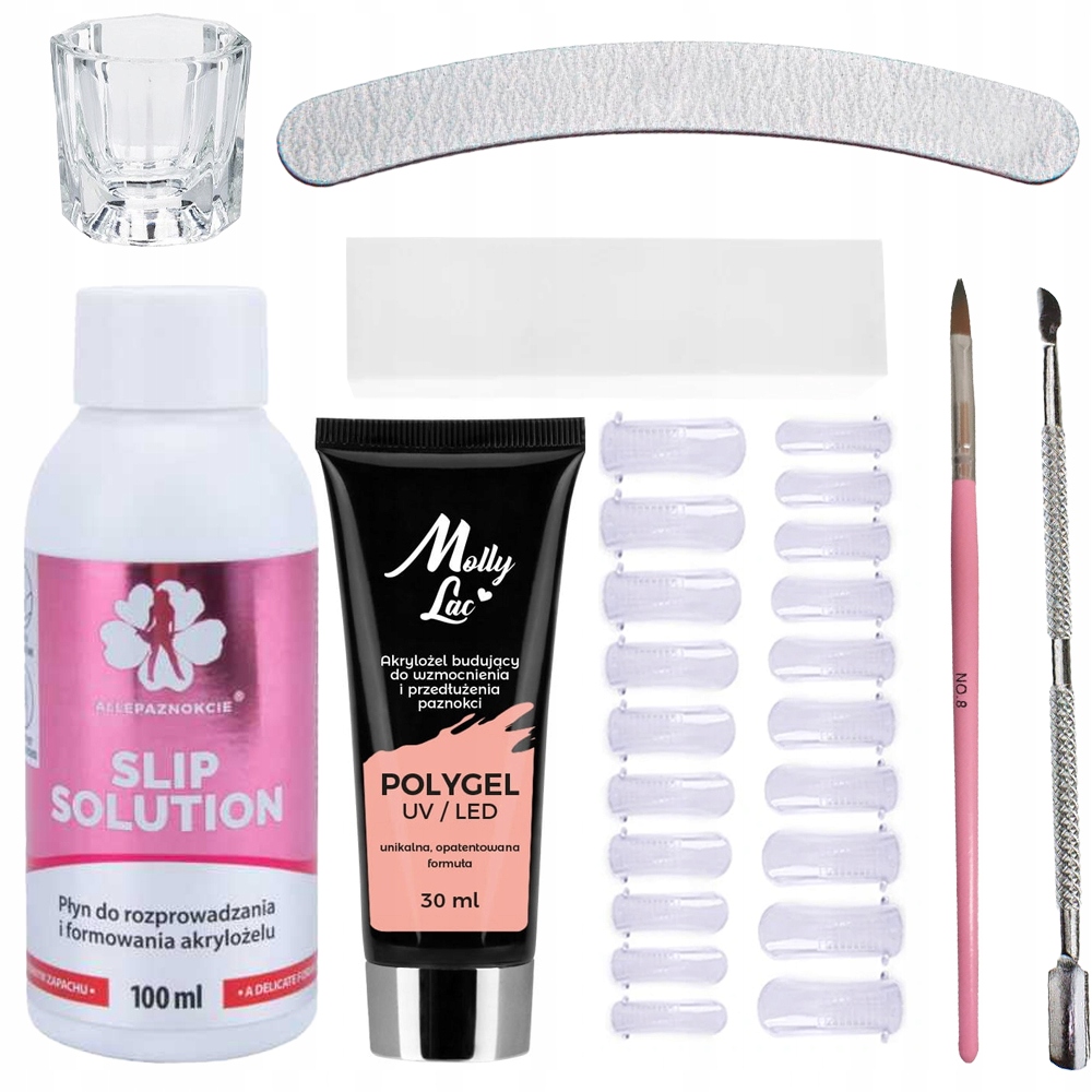 Zestaw akrylożel duży XXL POLY GEL Molly Lac 50g