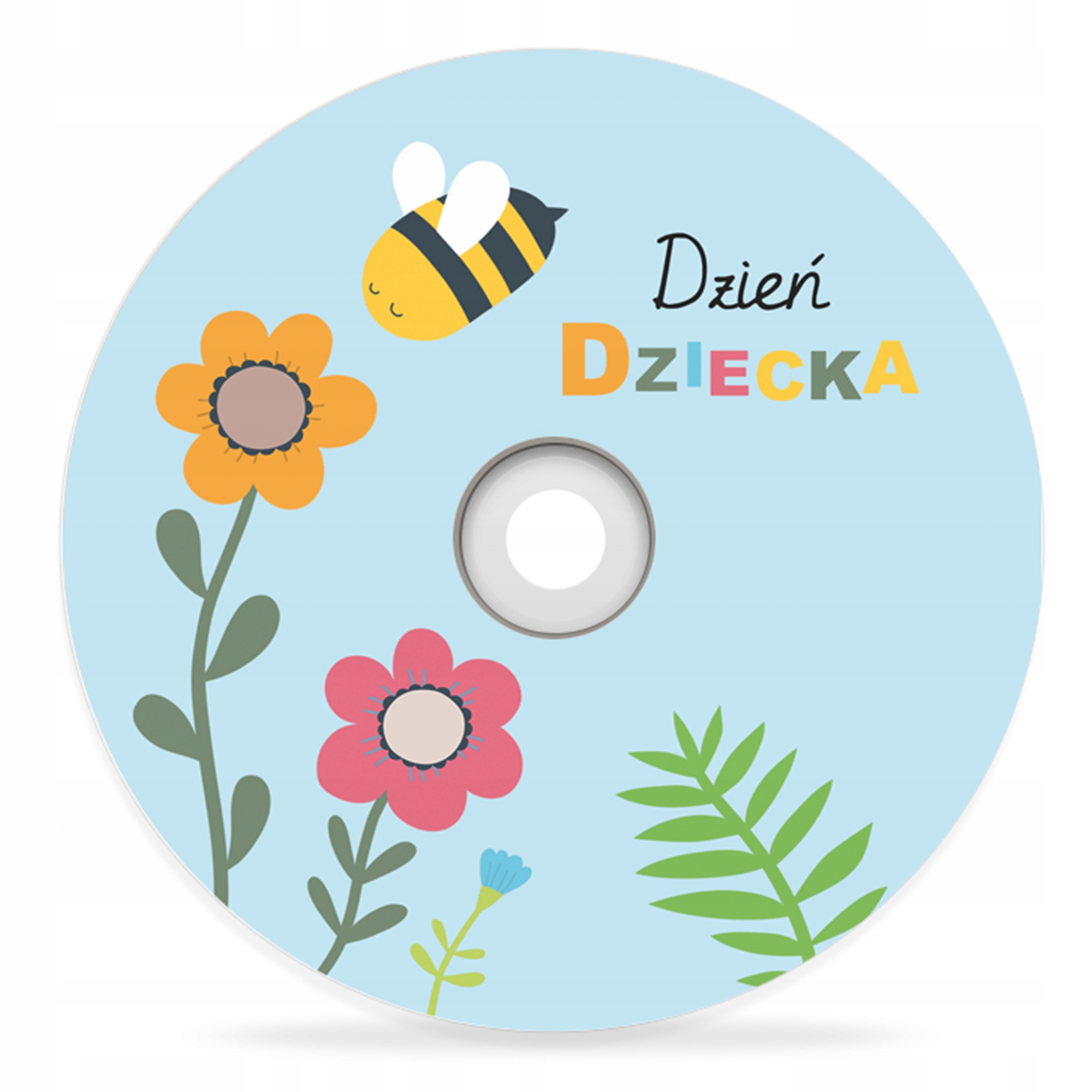 

Płyta CD/DVD z nadrukiem Dzień Dziecka