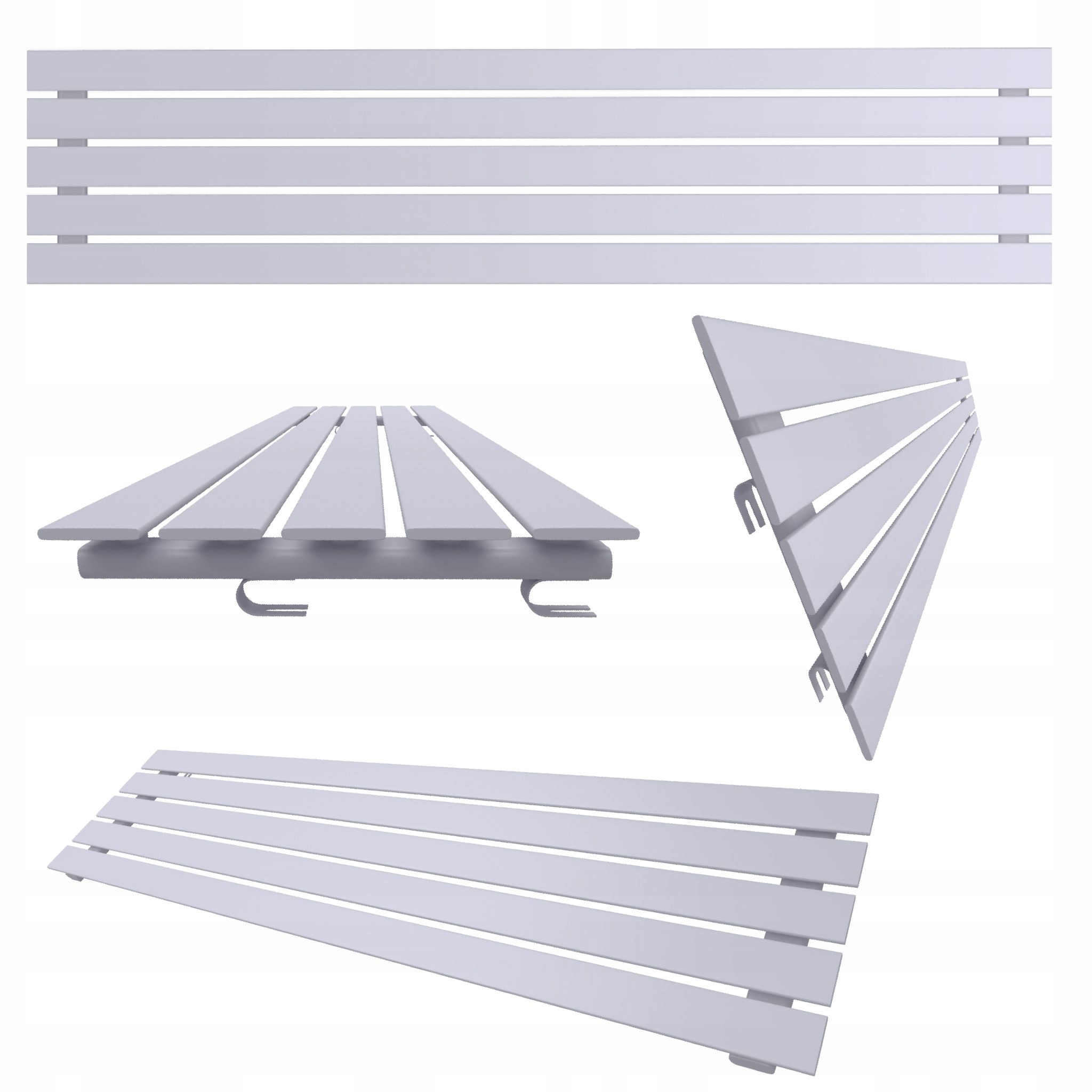 Pokojový radiátor úrovně Belloslim 38x160 šedý