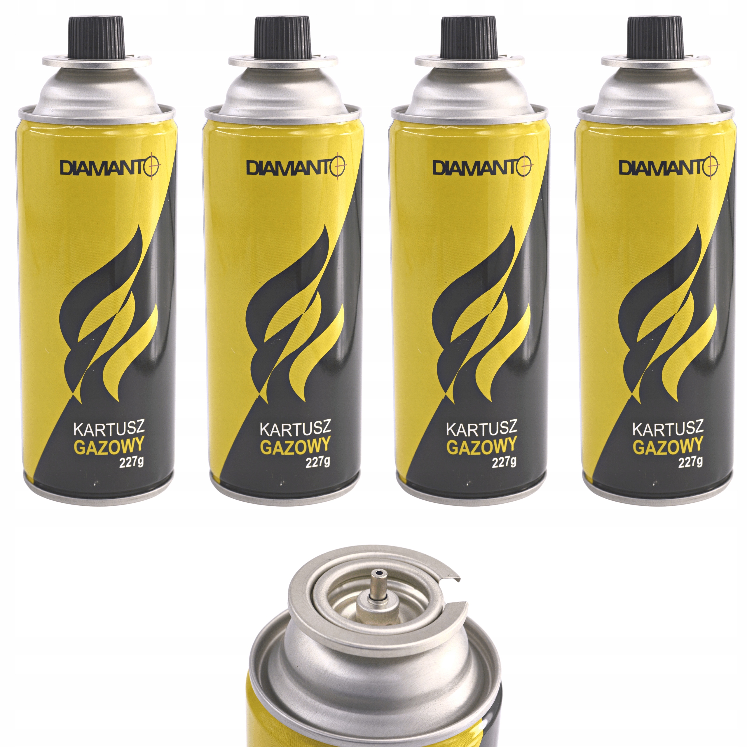 

Gaz Kartusz Nabój Gazowy 470ml 227g 4 szt.