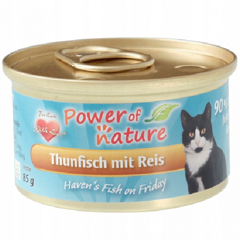 Levně 6X Power of Nature Havens Fish Friday tuňák s rýží 85g