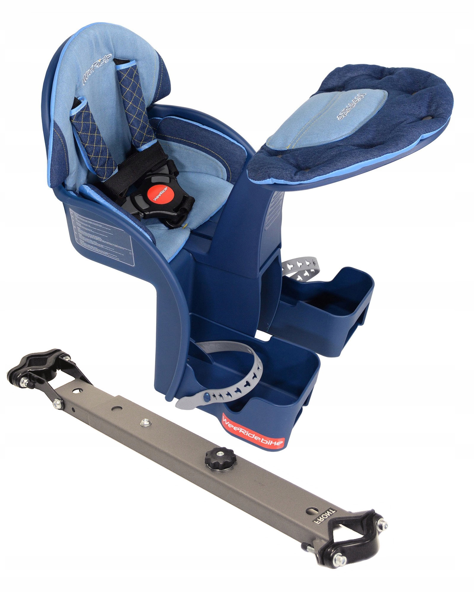 Weeride Safe Front Deluxe Fotelik Rowerowy Przedni Centralny Usa/eu denim