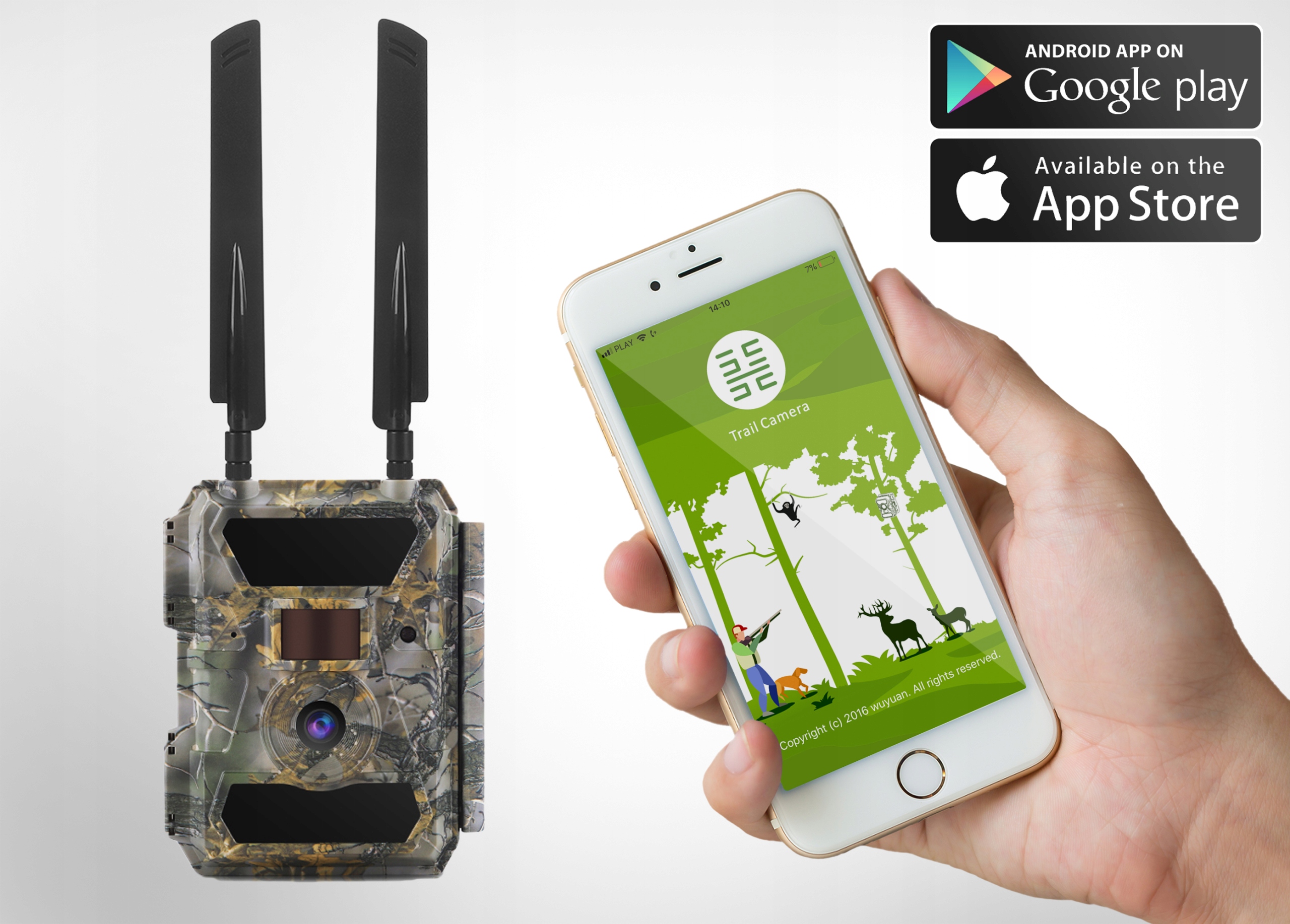 Kamera Leśna FOTOPUŁAPKA Myśliwska FHD GSM 4G LTE MMS wysyła FILMY Menu PL Waga produktu 1000 g