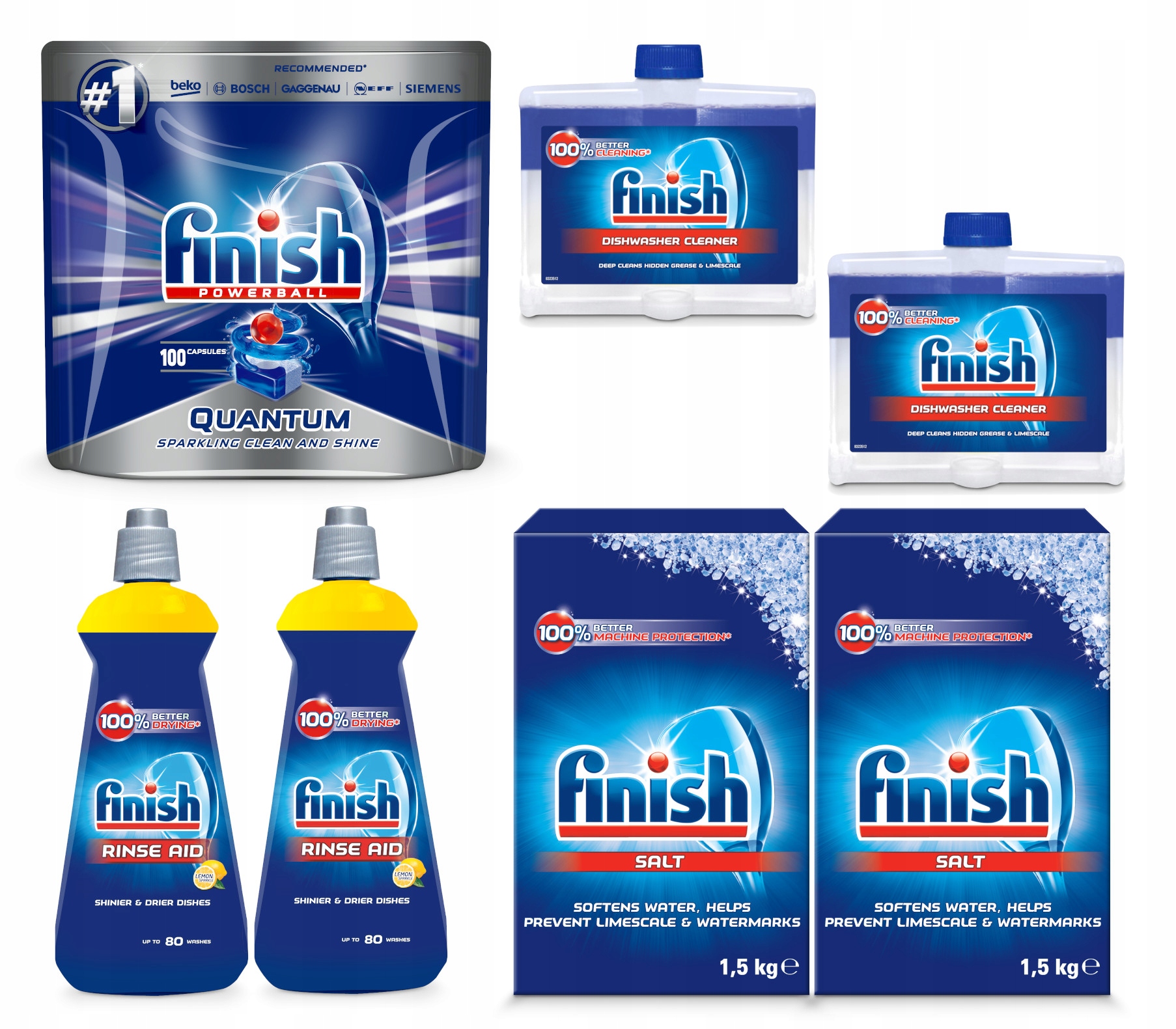 

Finish Quantum Tabletki do zmywarki zestaw XXL