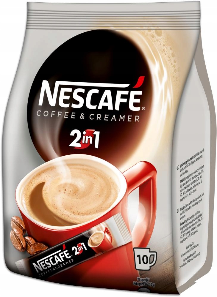 Растворимый кофе в пакетиках Nescafé 2in1 10x8g