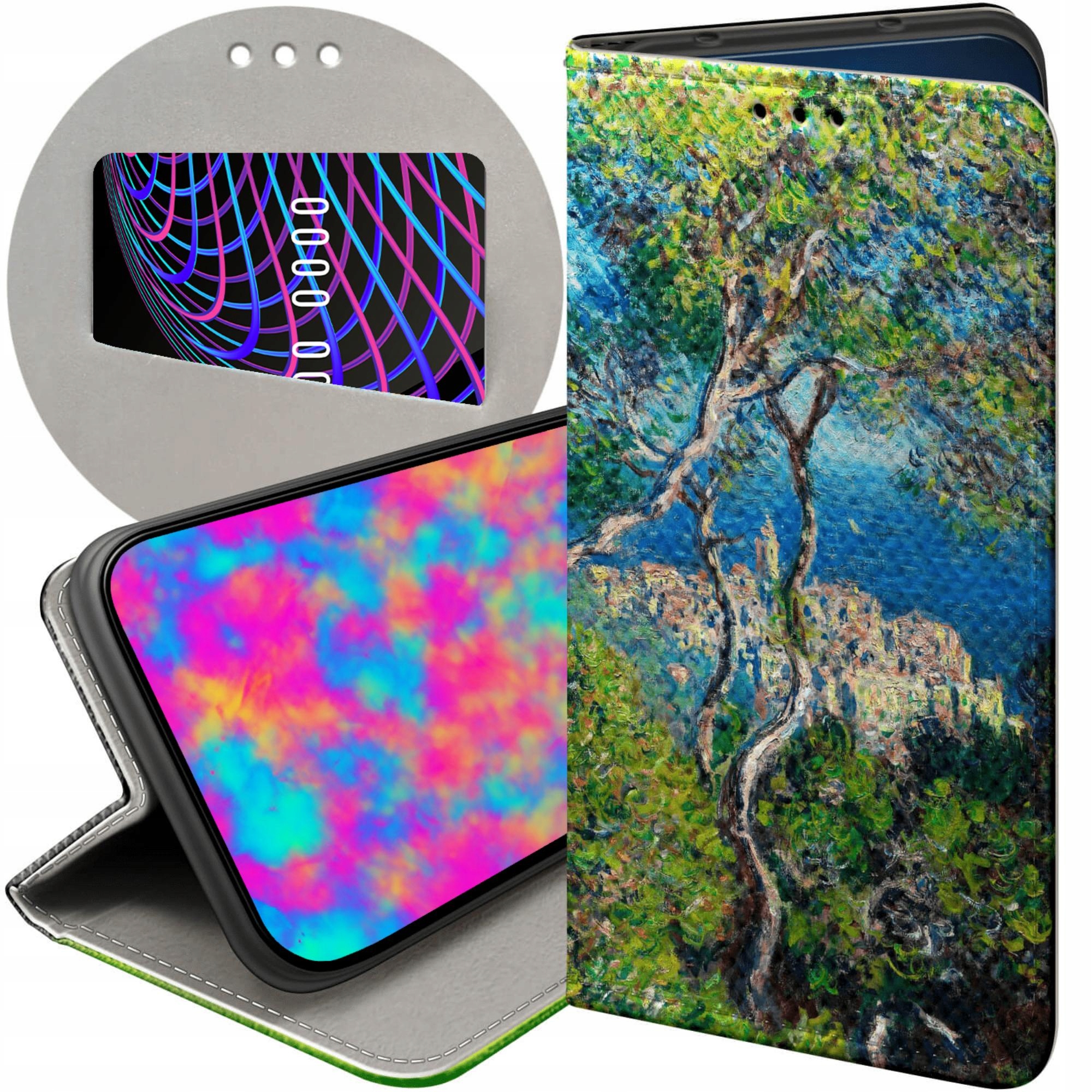Etui Z Klapką Do Motorola Moto G14 Claude Monet Futerał Pokrowiec
