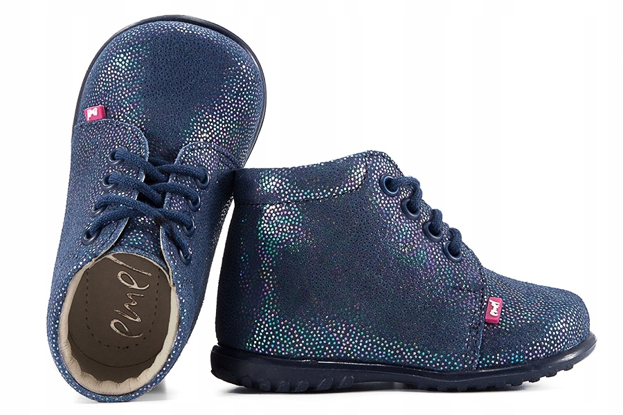 

Emel E562-12 Trzewiki Dziewczęce Półbuty Roczki 22