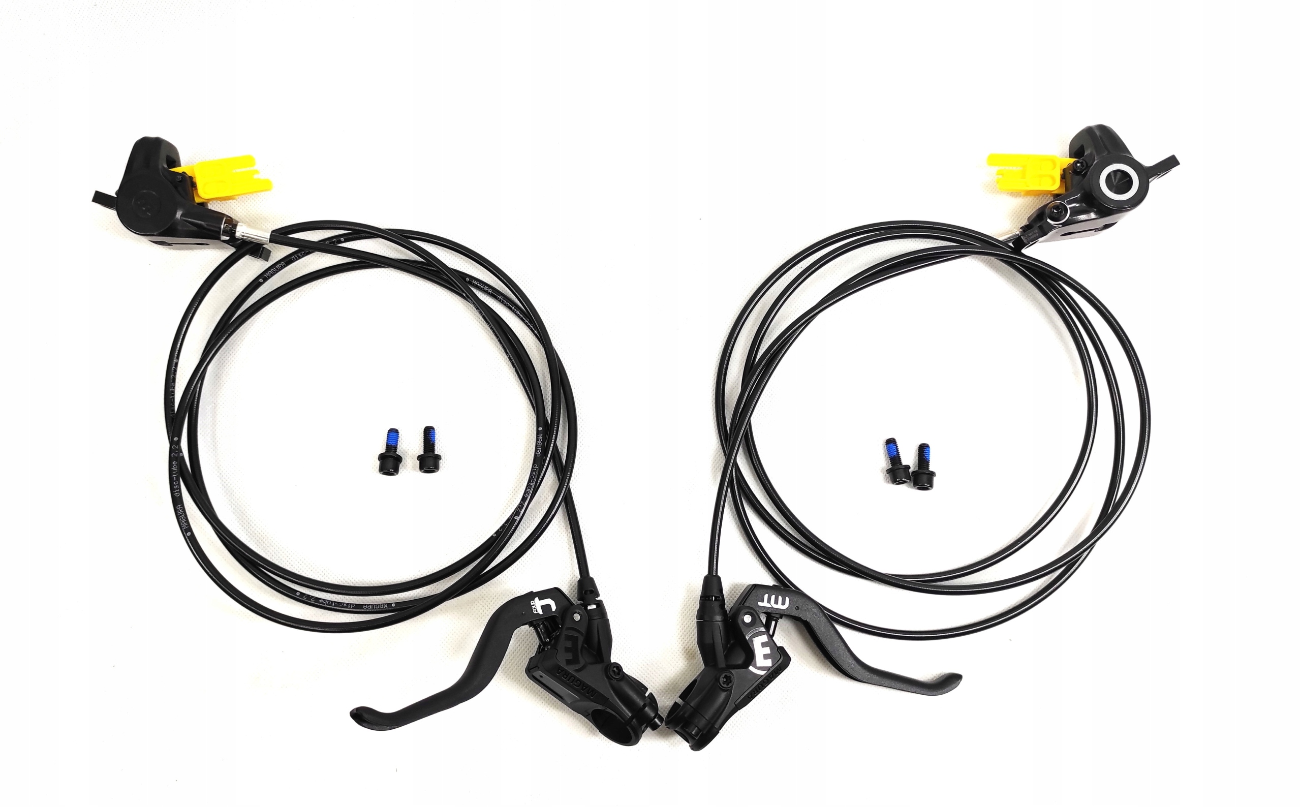 Zestaw hamulców tarczowych Magura MT4 komplet przód tył