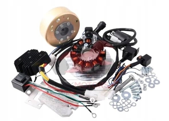 Bezkontaktné zapaľovanie CDI 12V Mz Etz 125 150 Komplet Deluxe