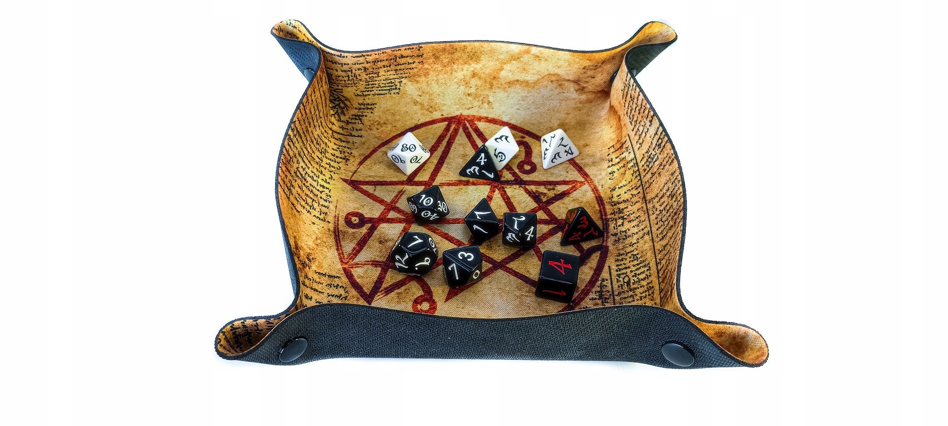DICE TRAY TACKA NA KOŚCI CTHULTYSTA 22x22CM Liczba ścian 4