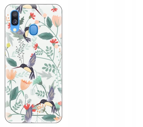 

Etui pokrowiec Samsung Galaxy A40 Tropical floral