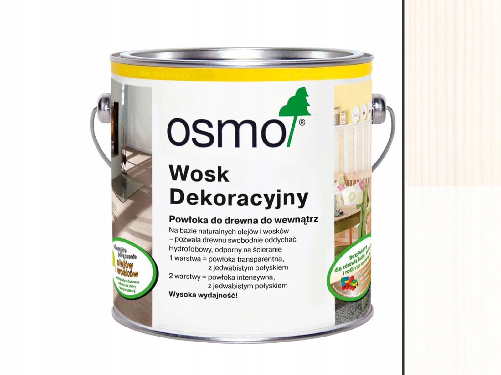 Osmo 3186 dekoratívny vosk Matná Biela 2,5L