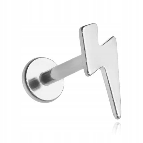 

Tytanowy labret piorun g.w. T-GW-024 1,2/8/9,5