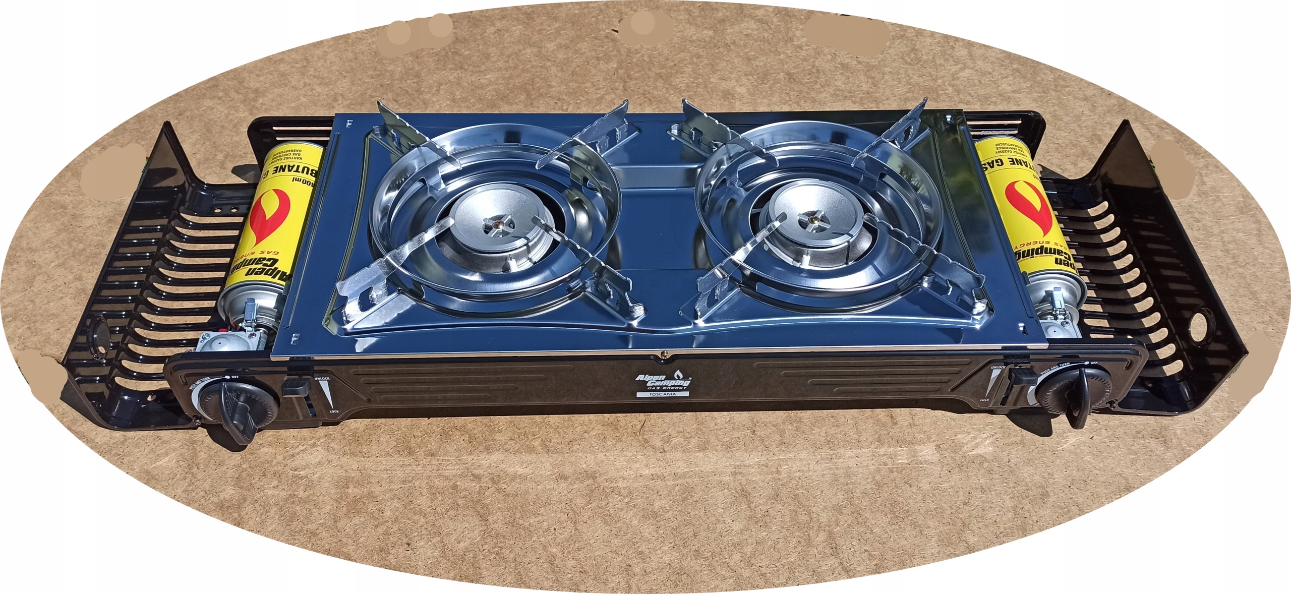 PODWÓJNA KUCHENKA TURYSTYCZ ALPEN CAMPING TOSCANIA Kod producenta brak