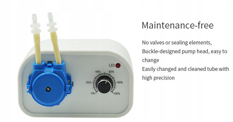 POMPA PERYSTALTYCZNA DOZUJĄCA REGULOWANA PRĘDKOŚĆ