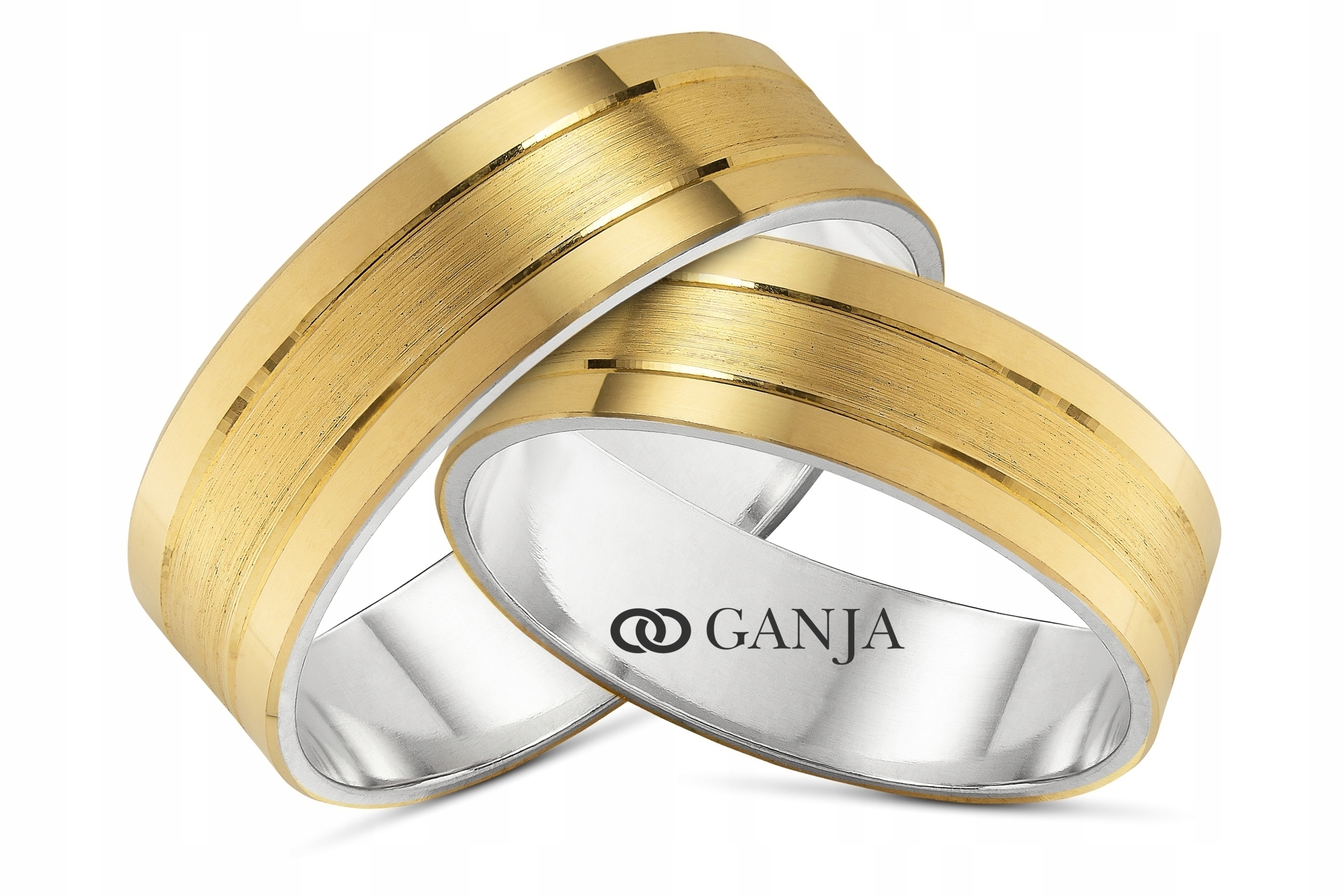 Zlatý prsten 333 stříbrný 925 Svatba G16, šířka 5 mm