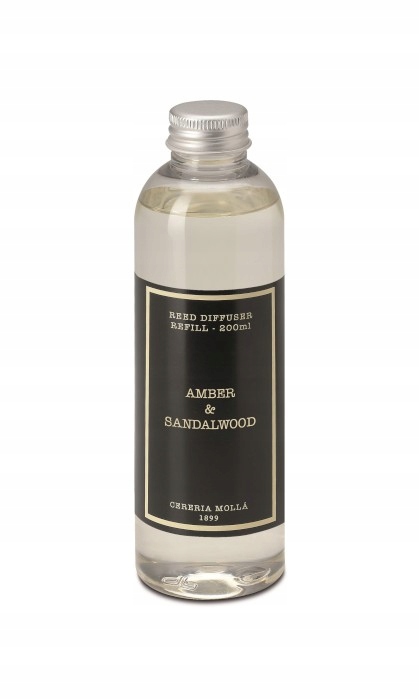 Zapas do dyfuzora 200 ml Amber and Sandalwood Cereria Molla