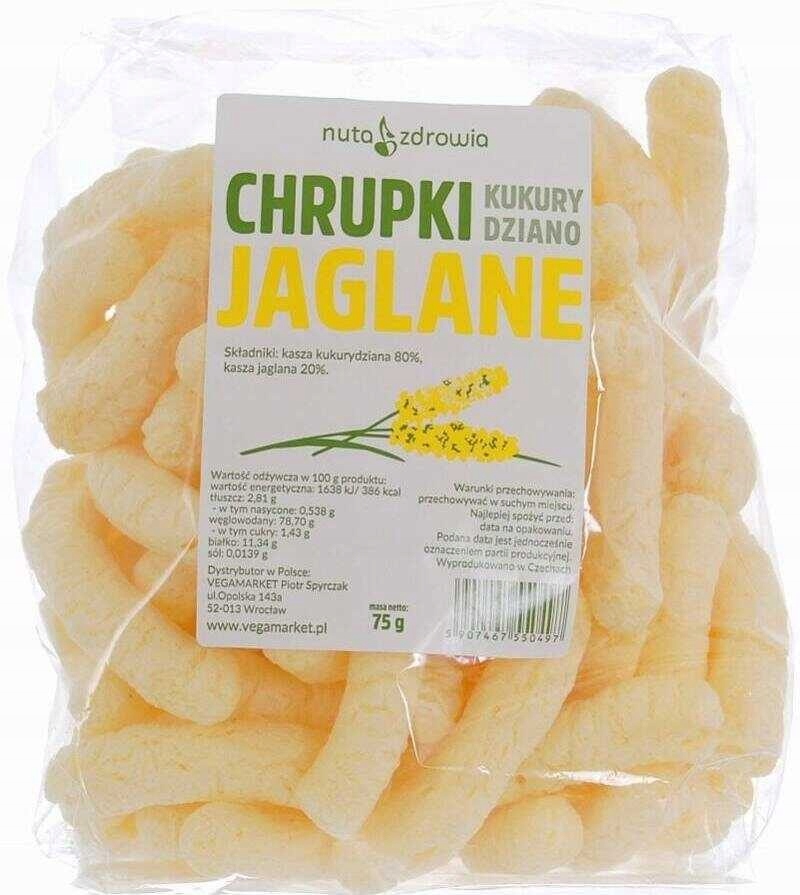 2 x Chrupki Kukurydziano-Jaglane 75 g Nuta zdrowia Kod producenta 0089967932814
