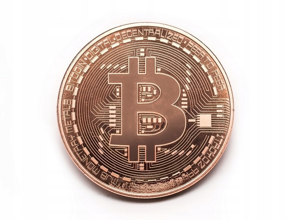 

Bitcoin Btc w kapslu moneta kolekcjonerska