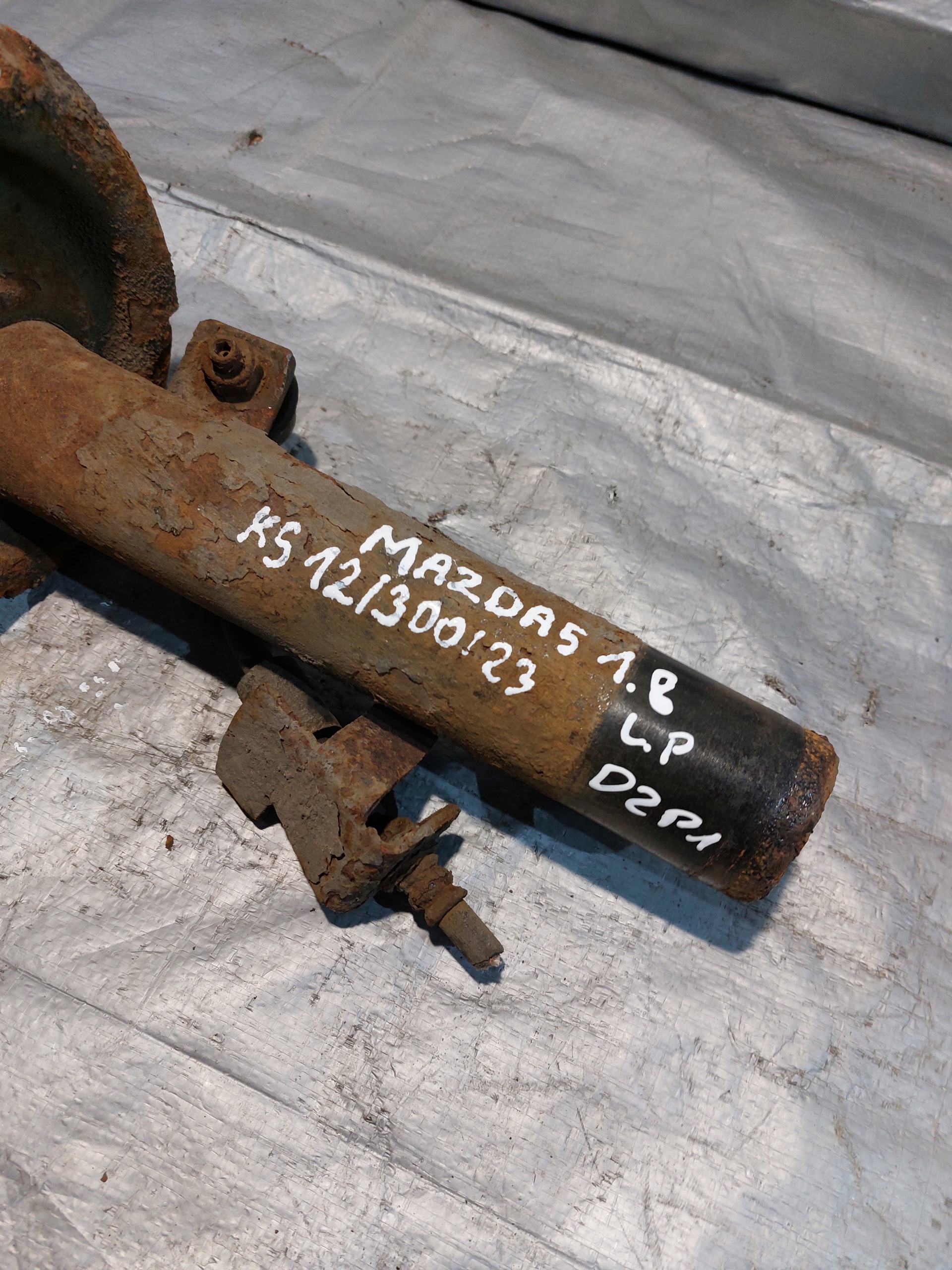 shock absorber spring left front MAZDA 5 and 1.8 16V