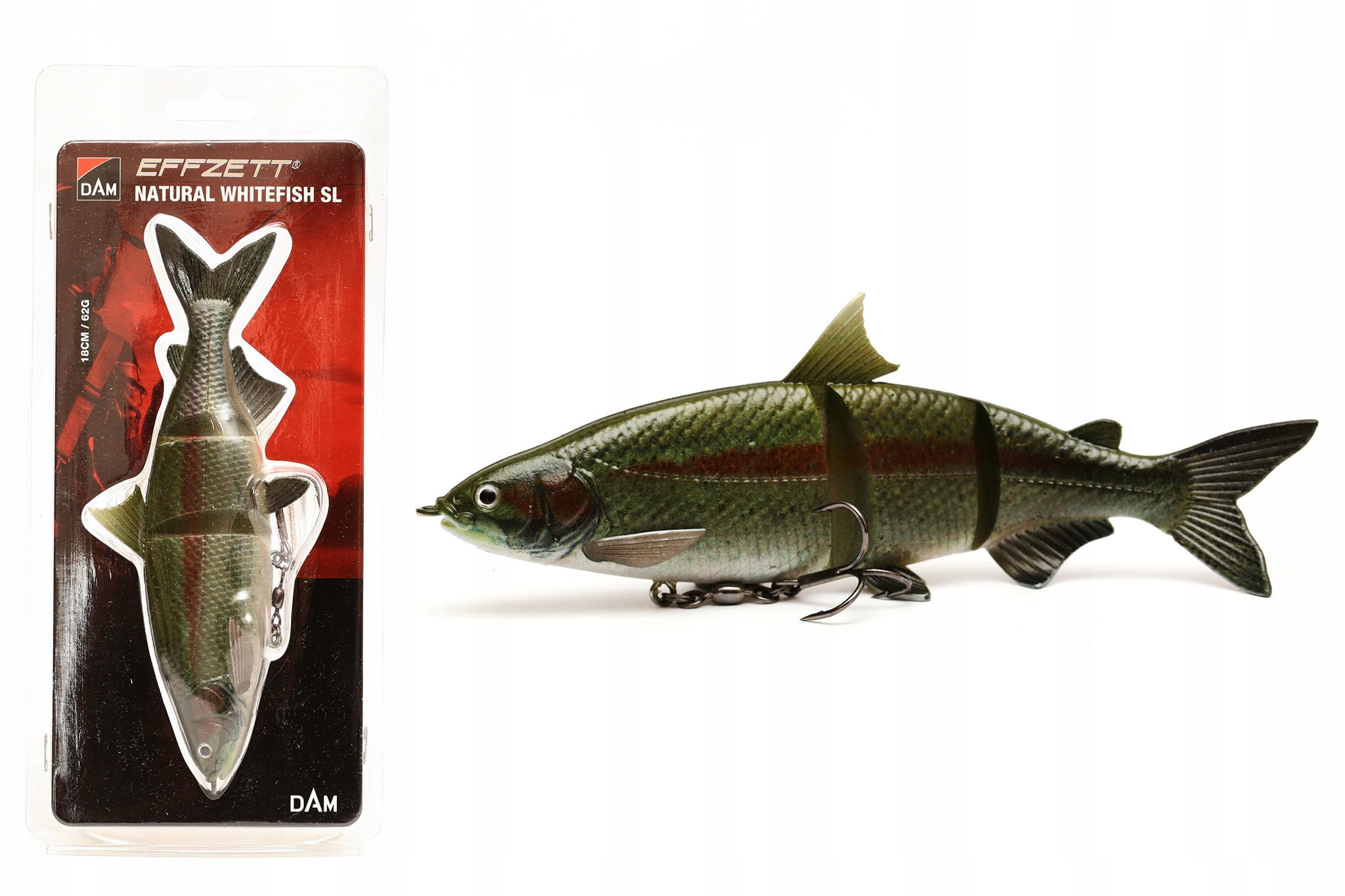 Guma Effzett Natural WHITEFISH-18,0 cm