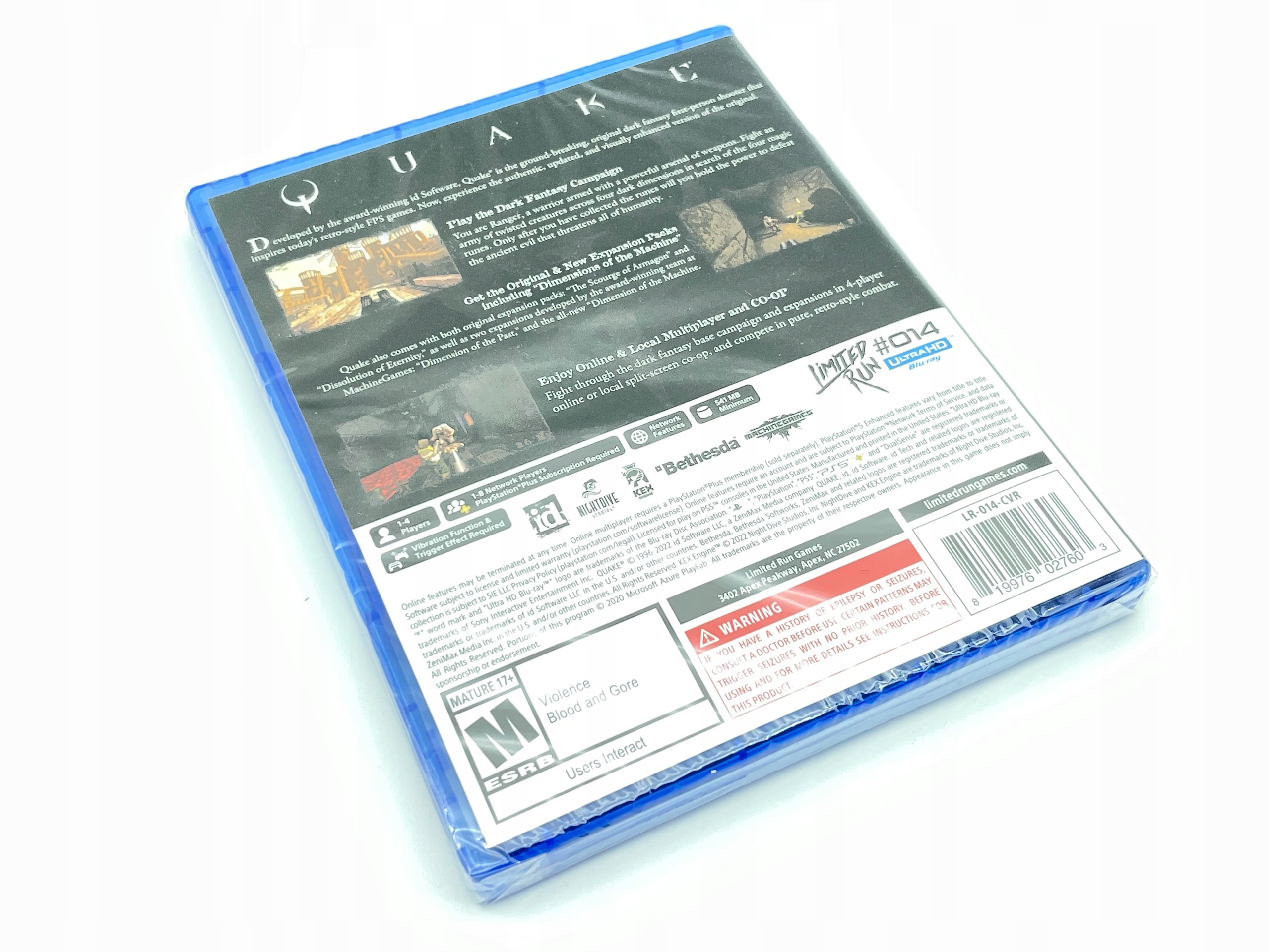 Quake PS5 Limited Run Wersja gry pudełkowa