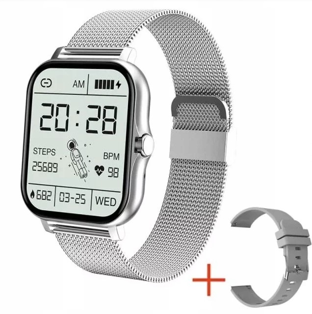 Chytré Hodinky Pánské Hodinky Dámské Hovory Stříbrné