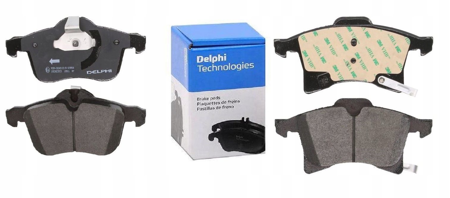 LP1861 - ПЕРЕДНИЕ ТОРМОЗНЫЕ КОЛОДКИ DELPHI OPEL ASTRA H III